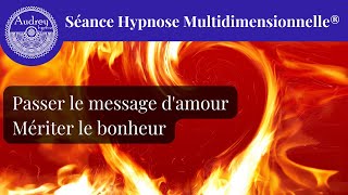 85 Hypnose Multidimensionnelle Rencontre avec les anges message dAmour [upl. by Keryt600]