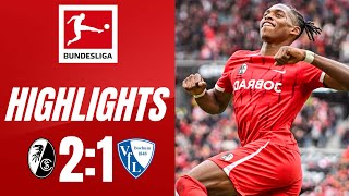 SC Freiburg  VfL Bochum 21 Highlights Bundesliga 202425 [upl. by Sparke]