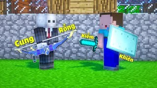 CHẾ TẠO THÀNH CÔNG CUNG RỒNG KIM CƯƠNG SIÊU VIP TRONG MINECRAFT  Thử Thách SlenderMan [upl. by Stanislaw525]