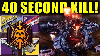 Destiny 2 KILL TANIKS in 40 SECONDS  Deep Stone Crypt Raid Final Boss Guide [upl. by Namhar]