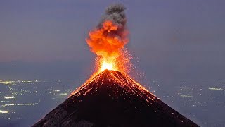 5 Stunning Volcano Eruptions Caught On Camera [upl. by Notkcorb]