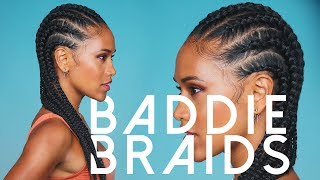 How to Cornrow Braid Your Hair [upl. by Ag270]