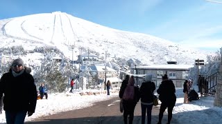 La primera nevada en la sierra de madrid [upl. by Leoine]