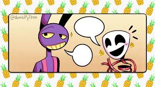 Jax fallen into Gangle Trap☺️ l The Amazing Digital Circus l Comic Dub l Animation [upl. by Odama]