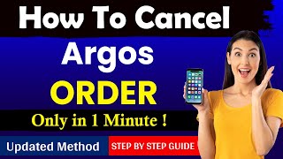 How To Cancel Argos Order  Latest Updated Method [upl. by Sallie]