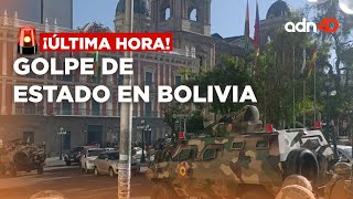 🚨¡Última Hora Golpe de estado en Bolivia ejército entra a Palacio Quemado [upl. by Sloatman]