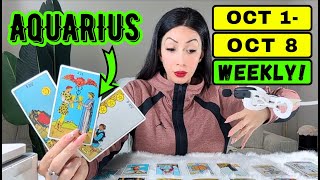 😍AQUARIUS😍OMG JAW DROPPING NEWS TRY NOT TO CRY TOTALLY UNEXPECTED😱OCT 18😱 [upl. by Kennan330]