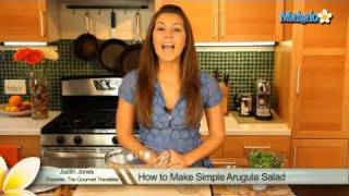 How to Make Simple Arugula Salad [upl. by Iva]