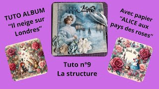 Album destructuré ALICE la structure à ma façon pour ce type dalbumscrapbooking diy albumALICE [upl. by Reger]