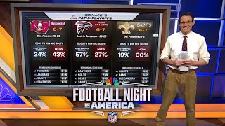 NFL playoff picture Steve Kornacki breaks down postseason races in Week 14  FNIA  NFL on NBC [upl. by Heater381]