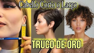 REGLA de ORO para Saber Si usar en Cabello CORTO o LARGO Descubre tu Corte Ideal [upl. by Cynera]