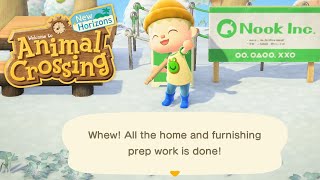 Home Furnishings amp Squeamish Blathers  Animal Crossing New Horizons  6 [upl. by Ennovi]