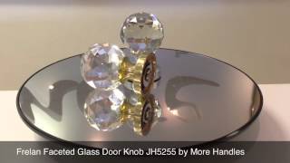 Faceted Glass Door Knob Frelan JH5255 by MoreHandlescouk [upl. by Neils]