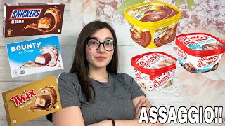 ASSAGGIO I NUOVI GELATI 2024  TIRAMISÙ GOCCIOLE  RINGO  SNICKERS TWIX E BOUNTY 😋 1  GA [upl. by Stoughton504]