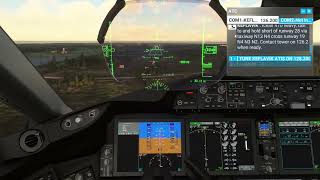 Landing at Keflavik Iceland  Microsoft Flight Simulator [upl. by Anatak208]