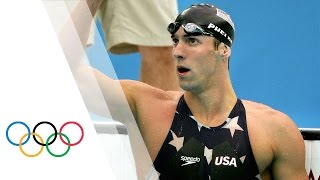 Michael Phelps breaks 200m Freestyle World Record  Beijing 2008 Olympic Games [upl. by Swihart]