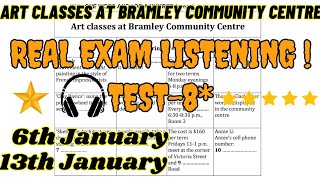 art classes at bramley community center ielts listening test with answers [upl. by Ahsilrac]