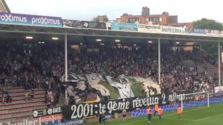 Tifo maginifique à CharleroiPrachtige tifo op Charleroi [upl. by Jay298]