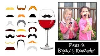 Photocall casero y Decoración para Fiestas Fiesta de bigotes [upl. by Amliv625]