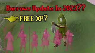 Barrows Update in 2023 amp Free XP [upl. by Luke178]