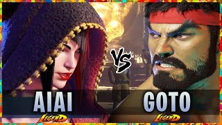 SF6 ▰ JURI  AIAI  Vs RYU  GOTO 『 STREET FIGHTER 6 』 [upl. by Yeldnarb]