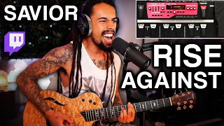 quotSaviorquot  Rise Against  Live Loop Station Cover  Twitch Live Stream Music [upl. by Amsirp]