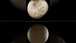 Iapetus Saturn’s Moon with a Real Dark Side astronomy space science [upl. by Raseta]