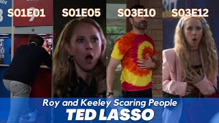 Ted Lasso  Roy and Keeley Scaring People  1x1 1x5 3x10 3x12 [upl. by Adlig]