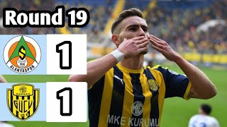 Alanyaspor vs Ankaragucu 11 Super Lig 2024 Breaking News [upl. by Elery161]