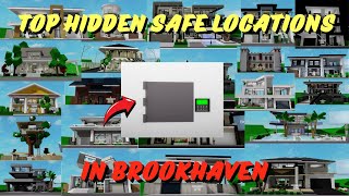 HOW TO FIND ALL SAFE LOCATIONS IN BROOKHAVEN HOUSES  ROBLOX BROOKHAVEN [upl. by Etterraj]