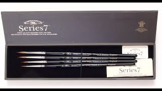 Winsor amp Newton  Series 7 Kolinsky Sable Paint Brush  Product Review [upl. by Demakis883]