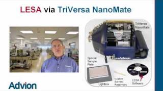 Advion LESA™ Liquid Extraction Surface Analysis Video Narrated by Jack Henion [upl. by Aryt]