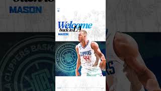 Clippers Officially Resign Mason Plumlee 😤  LA Clippers [upl. by Anauqes]