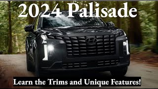 2024 Hyundai Palisade Trims Key Features and More [upl. by Maure]