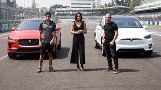 2019 Jaguar iPace Vs Tesla Model X  Challenge Test [upl. by Francesco]