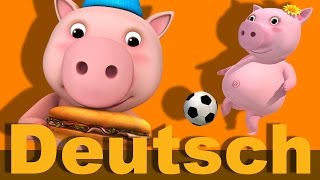 Das kleine Schweinchen  Kinderlieder  LittleBabyBum [upl. by Ecined540]