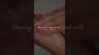 Glowing skin happy soul with Ponds face wash with NIACINAMIDE 🎀asmr skincare viralvideo cute [upl. by Clo657]