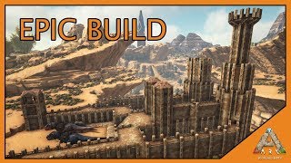 ARK Scorched  CHÂTEAU FORT  EPIC BUILD [upl. by Marguerita240]