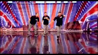 Two and A Half Men  Dance Trio  Britains Got Talent 2011 Audition HD [upl. by Madson]