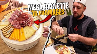 Mega raclette à la maison  on goûte 15 variétés de fromages à raclette différentes [upl. by Suckow]