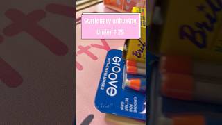 Under ₹25 Stationery 😲😱 Unboxing shorts unbox doms [upl. by Adnoved]