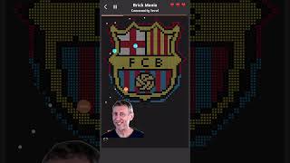 FC BARCELONA logo bickmania hard level 🤯🤯 [upl. by Enetsirk]