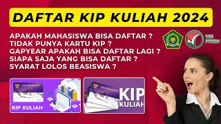 SOLUSI DAFTAR KIP KULIAH 2024 [upl. by Gautier]