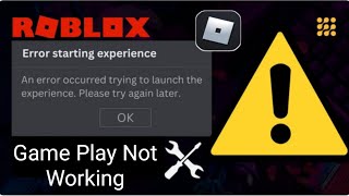 Roblox Error starting experience  An error occurred trying to launch the experience Roblox Down [upl. by Shriner45]