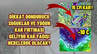 2627 Kasımda yoğun kar yağışı ve tipi geliyor Kar hangi şehirlere geliyor [upl. by Breh]