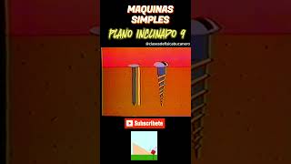 MAQUINAS SIMPLES PLANO INCLINADO 9 physics fisica mecanica mechanic viralshorts viralvideo [upl. by Weigle]