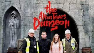 The Alton Towers Dungeon Behind The Scenes amp First Look [upl. by Asirret360]