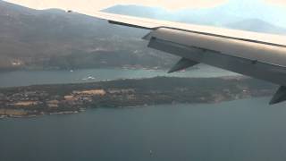 Landing at Kefalonia Airport  19th August 2012 [upl. by Audun]