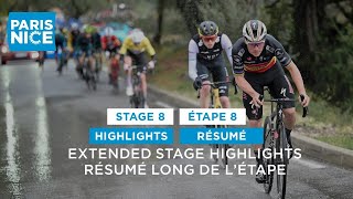 Extended Highlights  Stage 8  ParisNice 2024 [upl. by Sarena830]