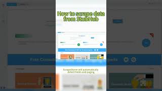 shorts How to scrape data from StubHub [upl. by Doehne]